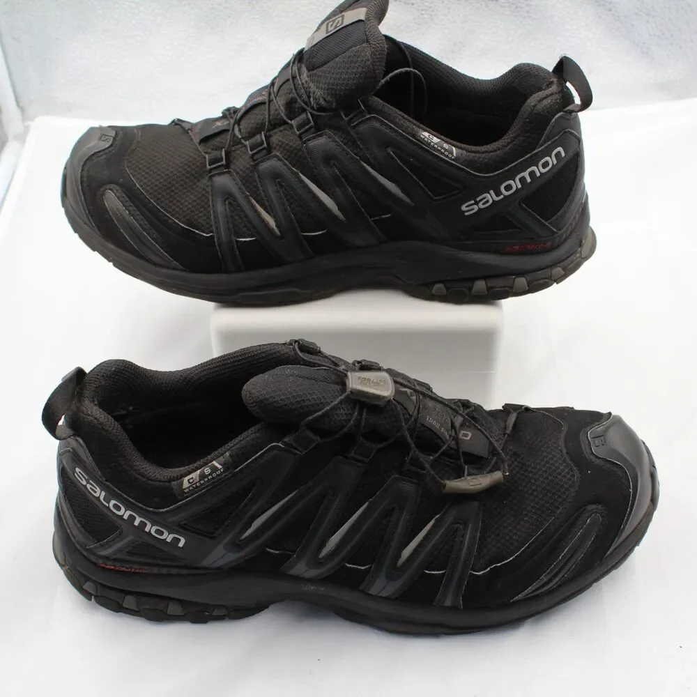 Salomon XA Pro 3D GTX Men's 10.5 Black Gore-Tex Waterproof Hiking Trail Shoes